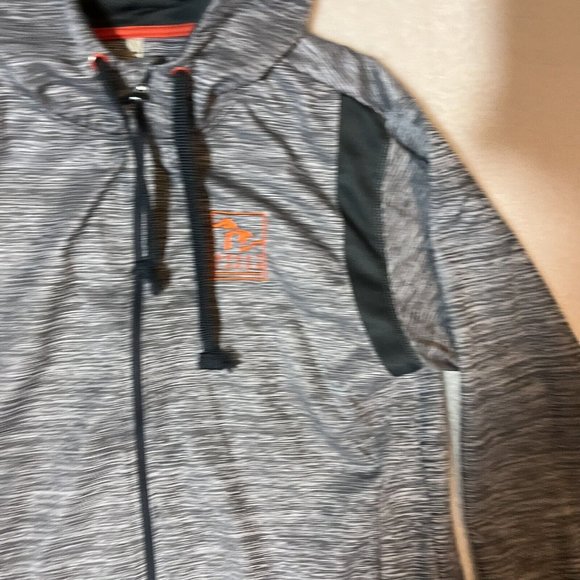 Momentum Outfitters Hoodie Mens Large Gray Full Zip Great Lakes Sweatshirt - Picture 4 of 9